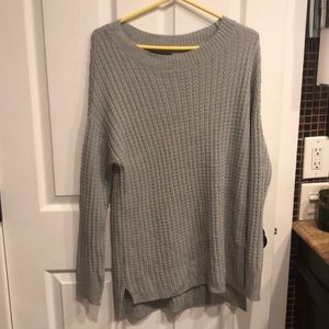 Ann Taylor waffle weave sweater tunic